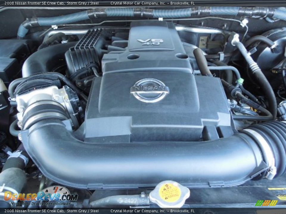 2008 Nissan Frontier SE Crew Cab Storm Grey / Steel Photo #16