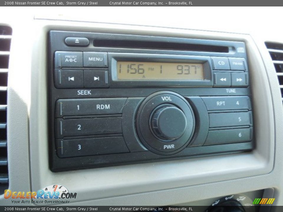 2008 Nissan Frontier SE Crew Cab Storm Grey / Steel Photo #19