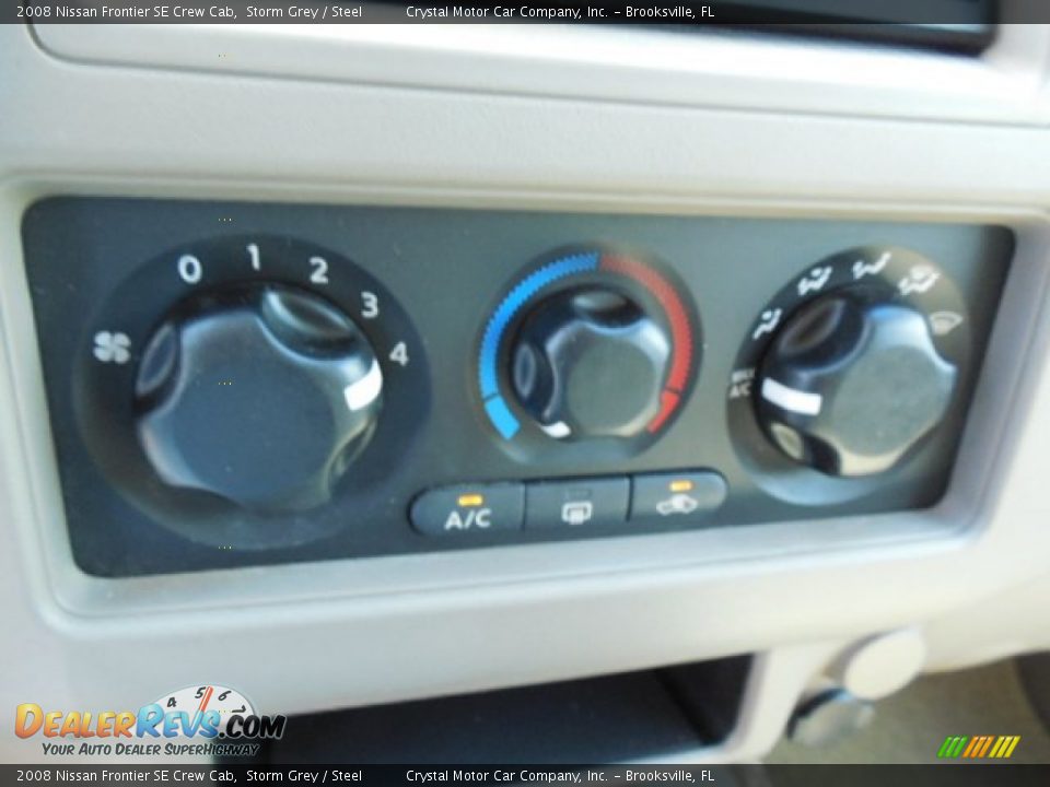 2008 Nissan Frontier SE Crew Cab Storm Grey / Steel Photo #20