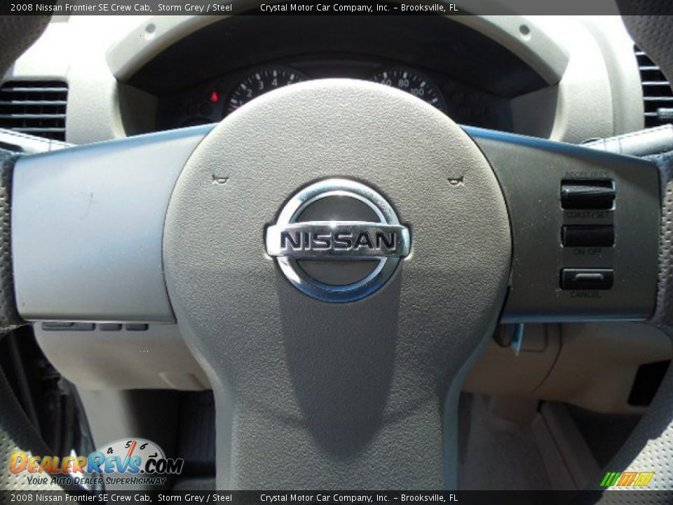 2008 Nissan Frontier SE Crew Cab Storm Grey / Steel Photo #21