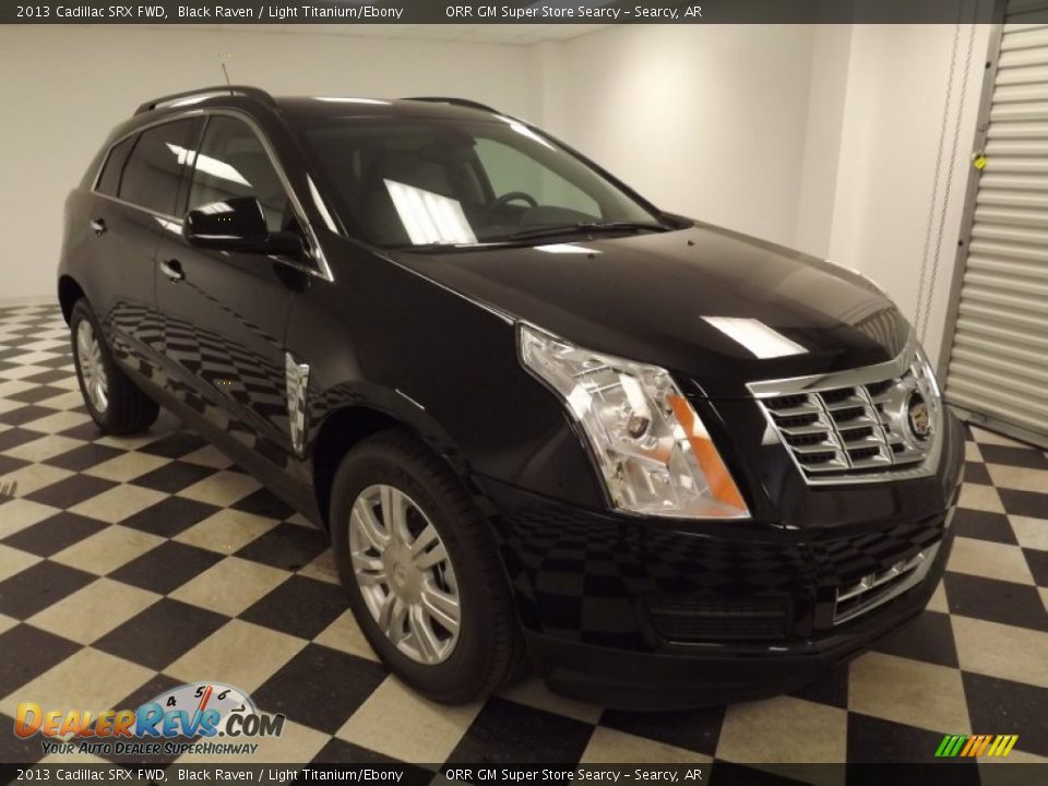 2013 Cadillac SRX FWD Black Raven / Light Titanium/Ebony Photo #3