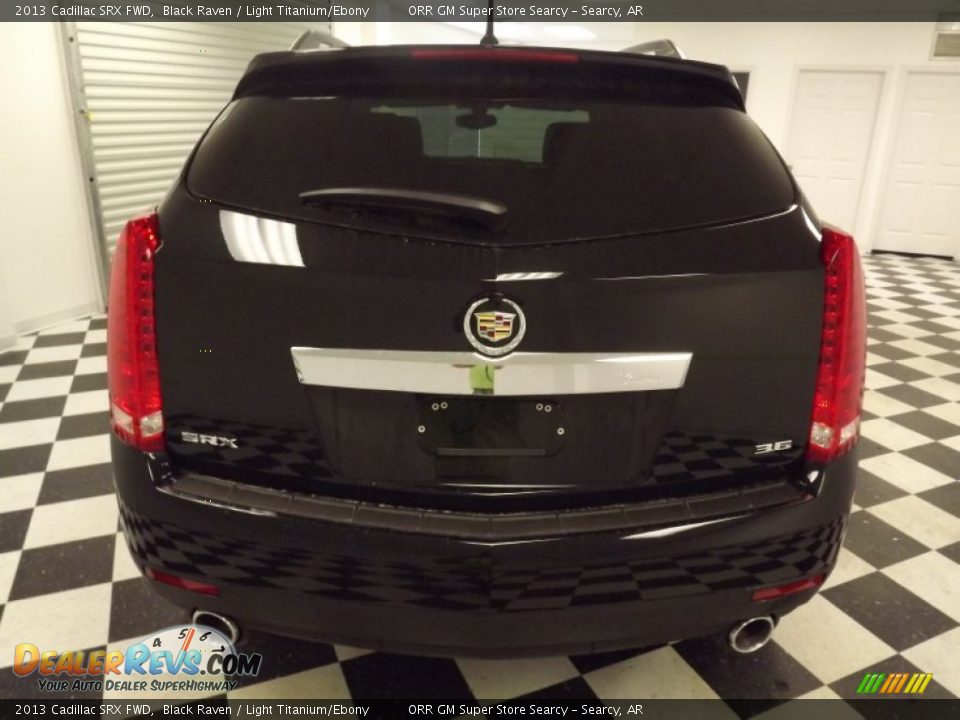 2013 Cadillac SRX FWD Black Raven / Light Titanium/Ebony Photo #6