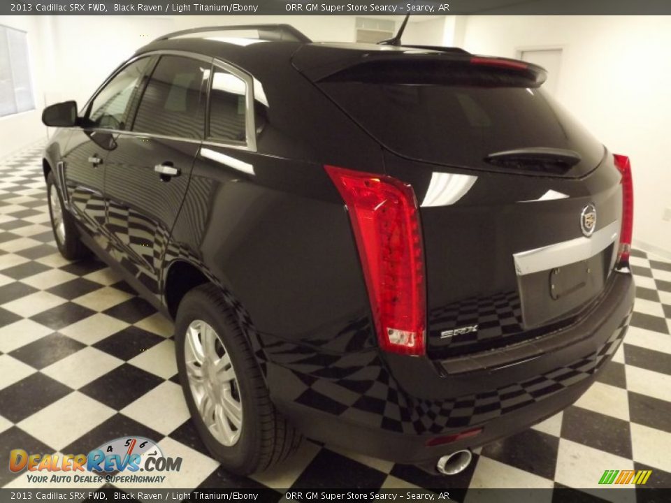 2013 Cadillac SRX FWD Black Raven / Light Titanium/Ebony Photo #7