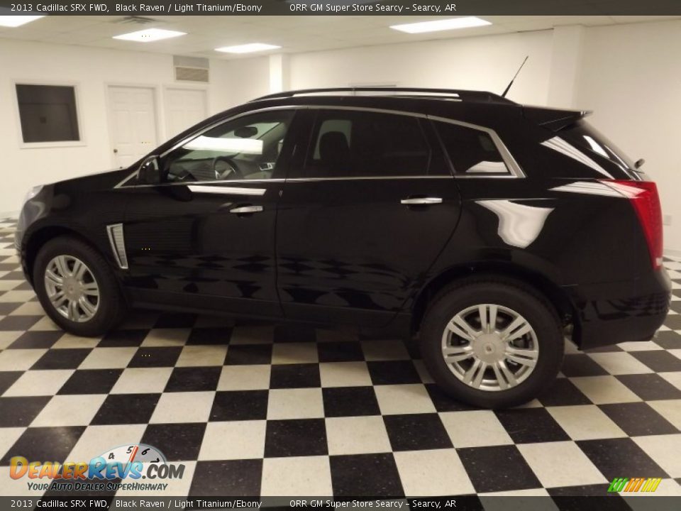 2013 Cadillac SRX FWD Black Raven / Light Titanium/Ebony Photo #8