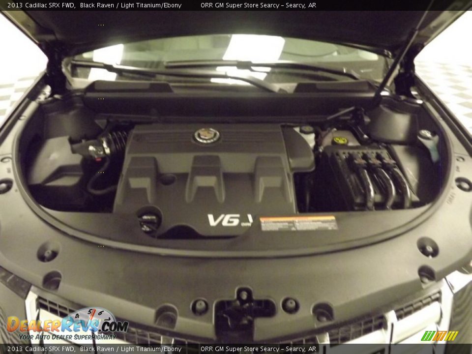 2013 Cadillac SRX FWD Black Raven / Light Titanium/Ebony Photo #17