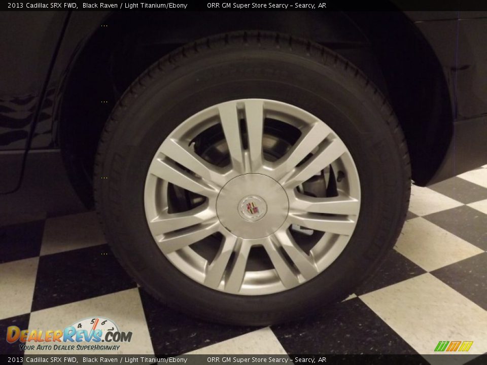 2013 Cadillac SRX FWD Black Raven / Light Titanium/Ebony Photo #19