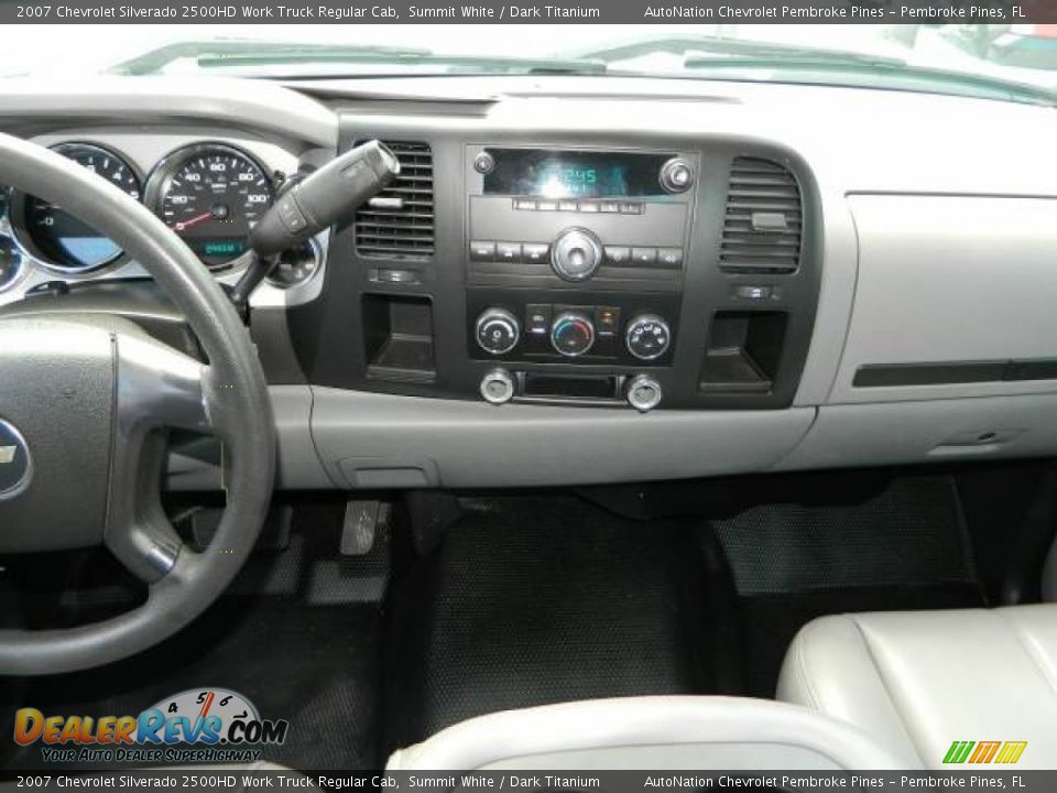 2007 Chevrolet Silverado 2500HD Work Truck Regular Cab Summit White / Dark Titanium Photo #10