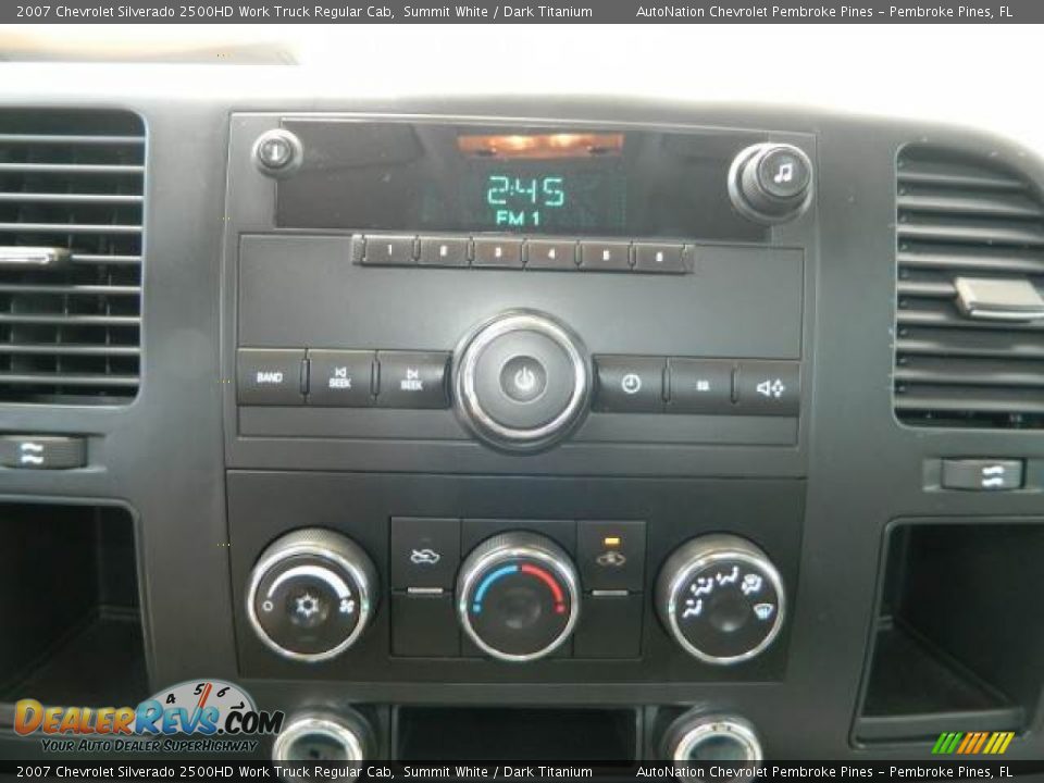 2007 Chevrolet Silverado 2500HD Work Truck Regular Cab Summit White / Dark Titanium Photo #15