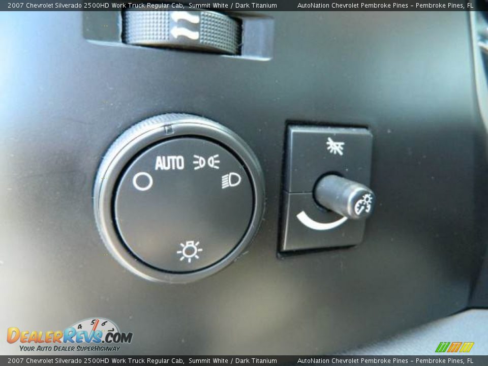 2007 Chevrolet Silverado 2500HD Work Truck Regular Cab Summit White / Dark Titanium Photo #18