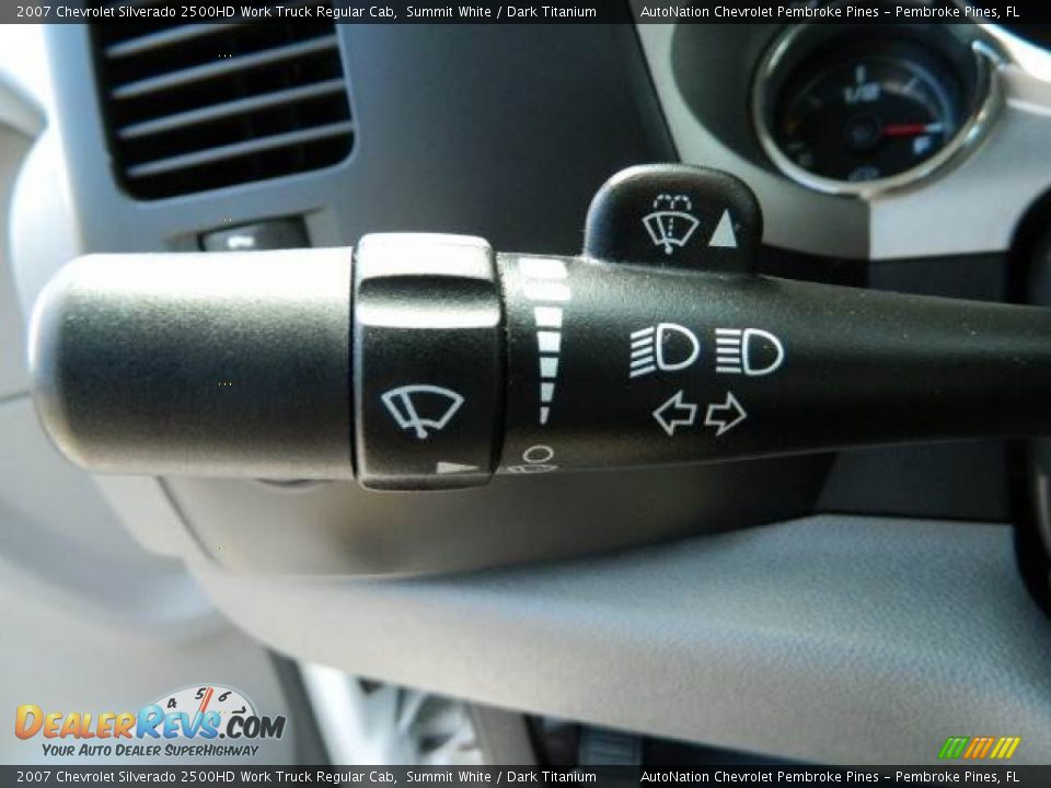 2007 Chevrolet Silverado 2500HD Work Truck Regular Cab Summit White / Dark Titanium Photo #19