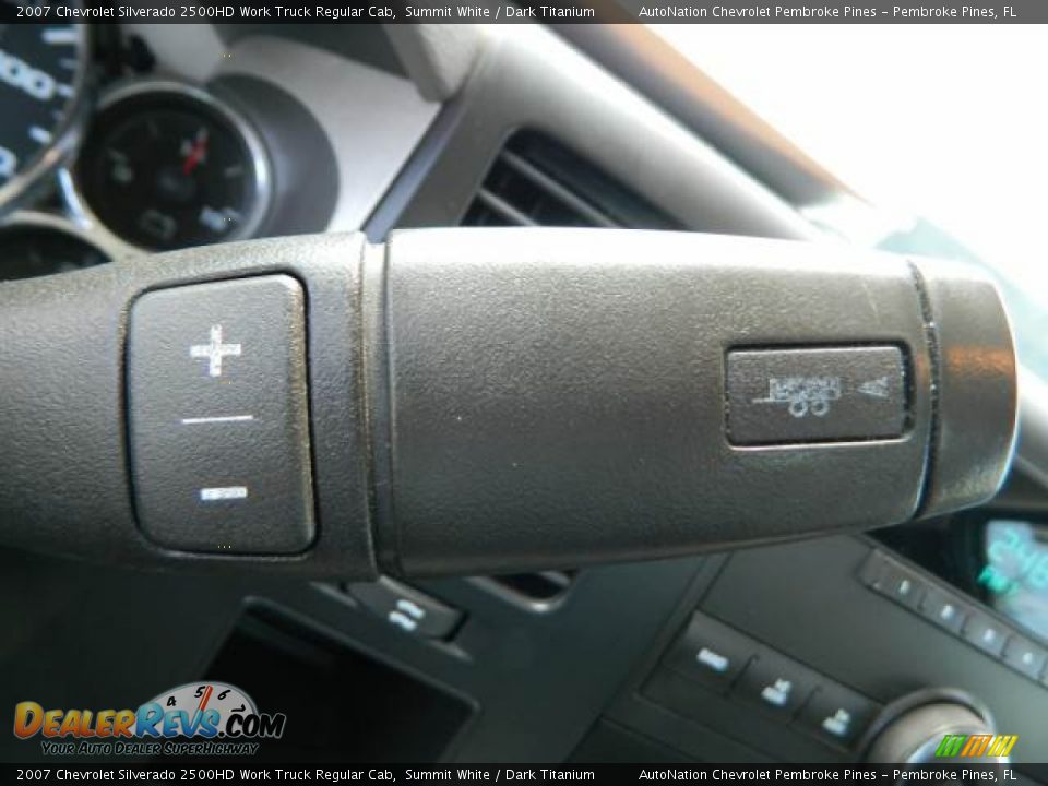 2007 Chevrolet Silverado 2500HD Work Truck Regular Cab Summit White / Dark Titanium Photo #20