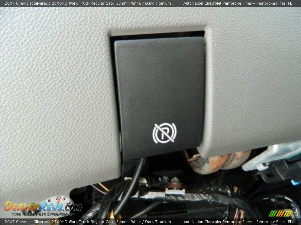 2007 Chevrolet Silverado 2500HD Work Truck Regular Cab Summit White / Dark Titanium Photo #21