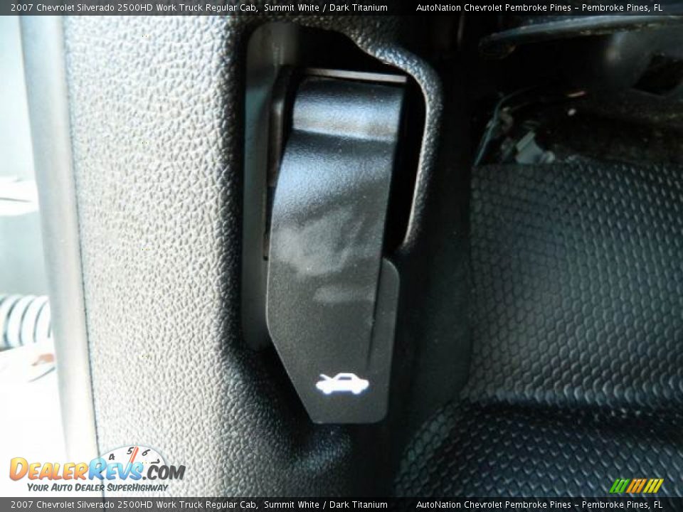 2007 Chevrolet Silverado 2500HD Work Truck Regular Cab Summit White / Dark Titanium Photo #22