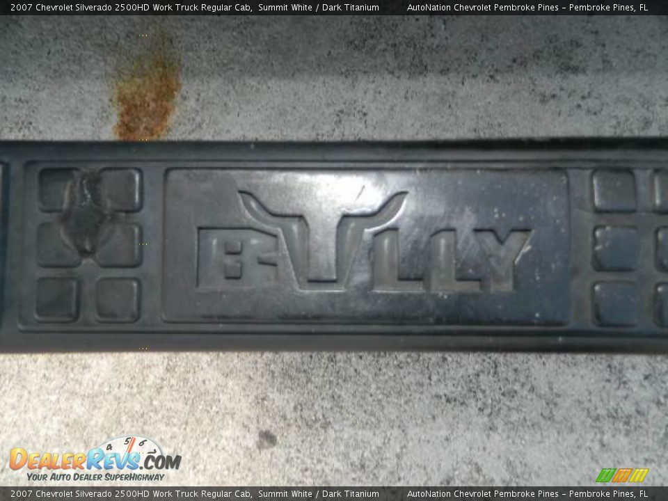 2007 Chevrolet Silverado 2500HD Work Truck Regular Cab Summit White / Dark Titanium Photo #24