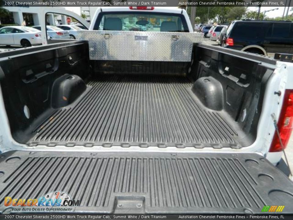 2007 Chevrolet Silverado 2500HD Work Truck Regular Cab Summit White / Dark Titanium Photo #27