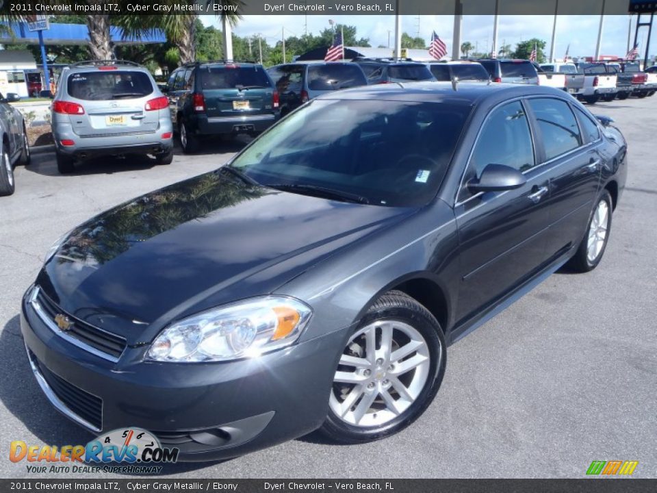 2011 Chevrolet Impala LTZ Cyber Gray Metallic / Ebony Photo #1