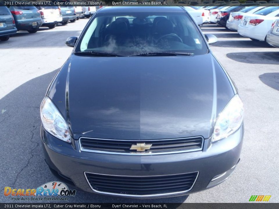 2011 Chevrolet Impala LTZ Cyber Gray Metallic / Ebony Photo #2