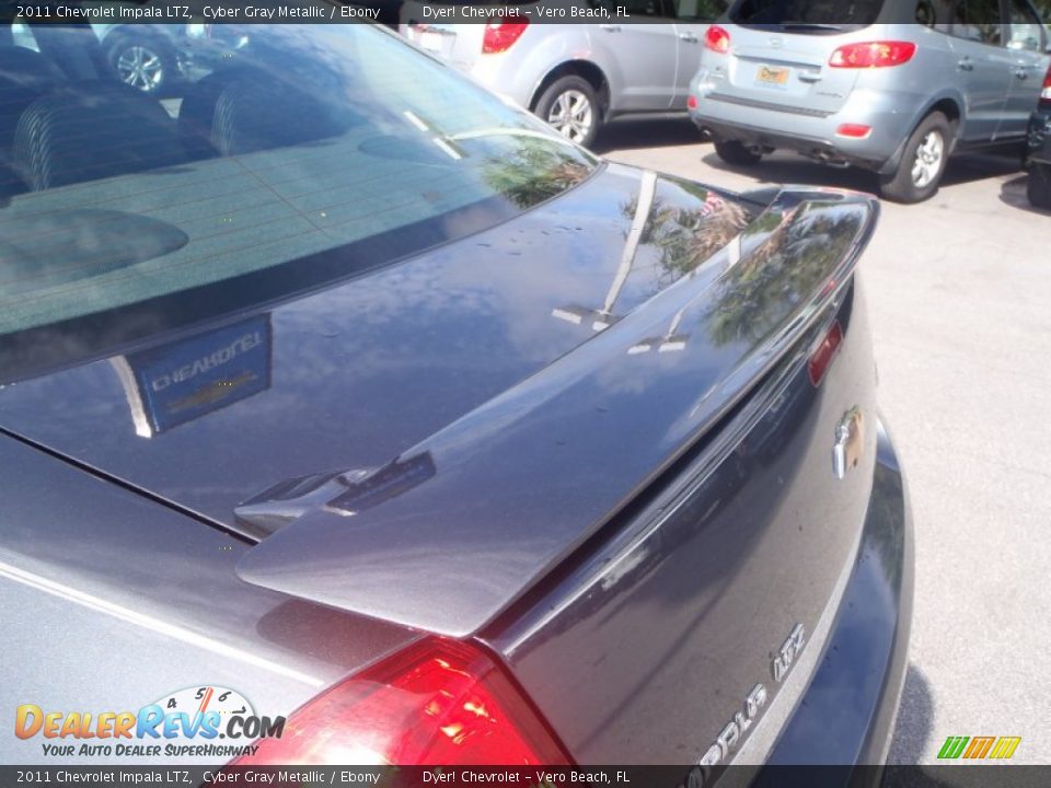 2011 Chevrolet Impala LTZ Cyber Gray Metallic / Ebony Photo #6