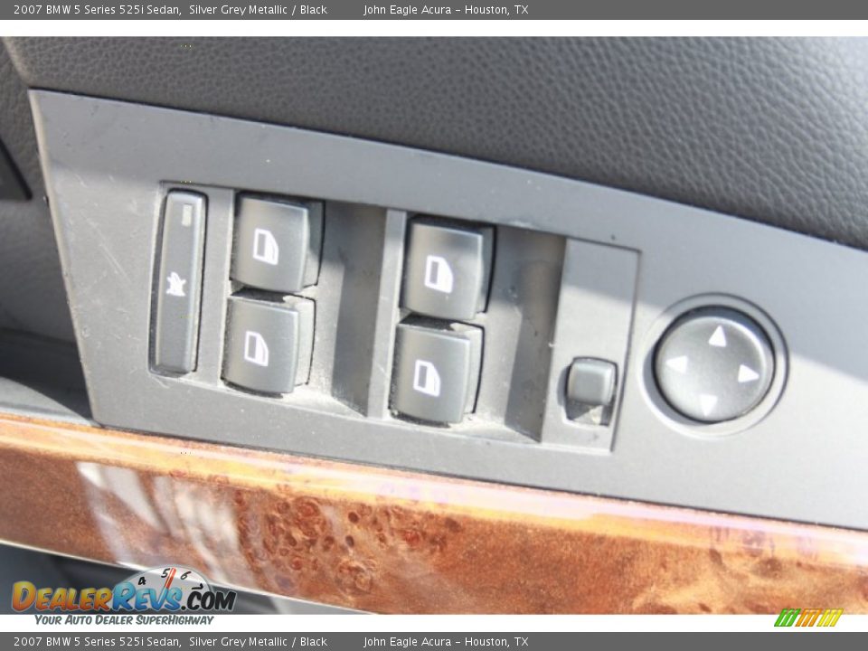 2007 BMW 5 Series 525i Sedan Silver Grey Metallic / Black Photo #18