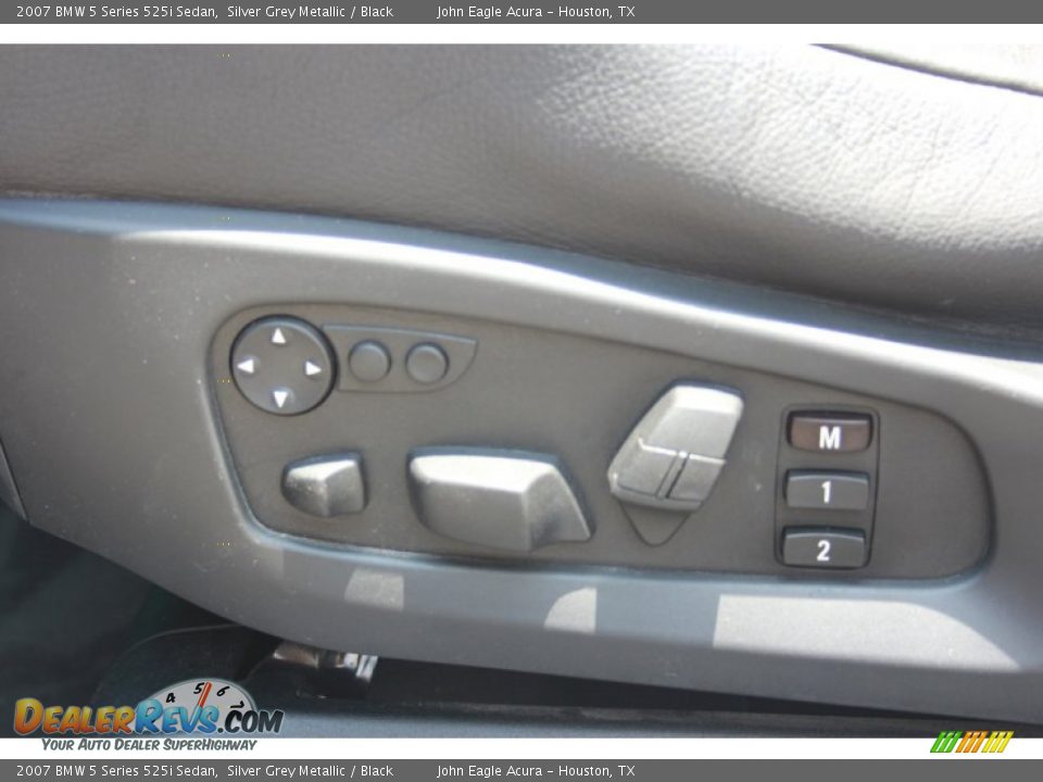 2007 BMW 5 Series 525i Sedan Silver Grey Metallic / Black Photo #19