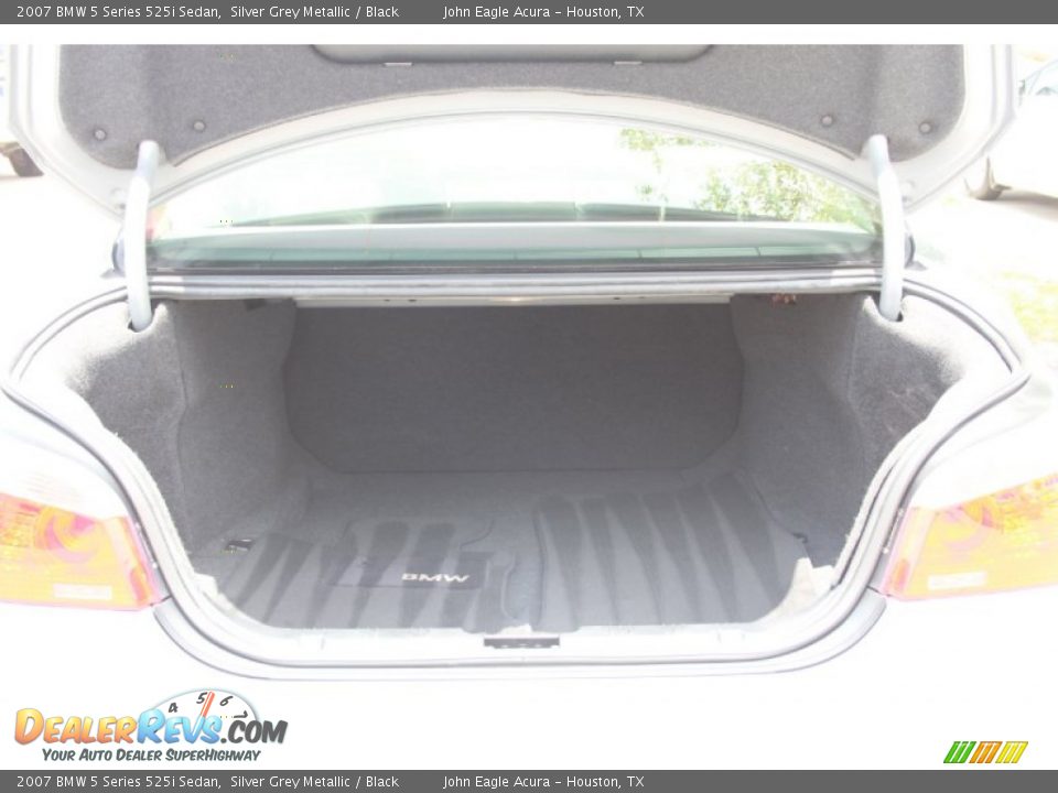 2007 BMW 5 Series 525i Sedan Silver Grey Metallic / Black Photo #21