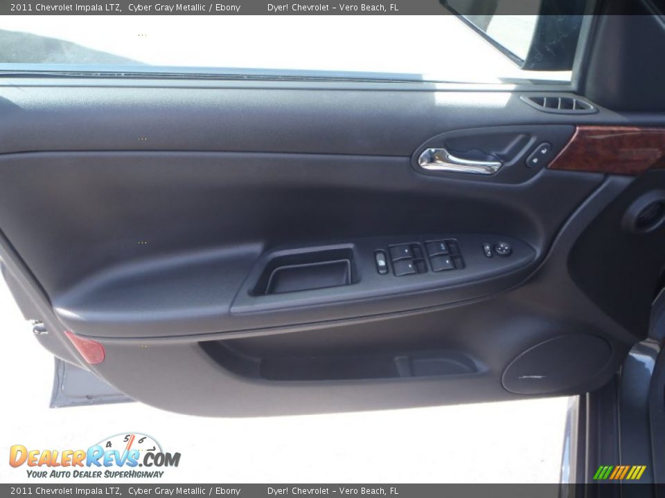 2011 Chevrolet Impala LTZ Cyber Gray Metallic / Ebony Photo #13