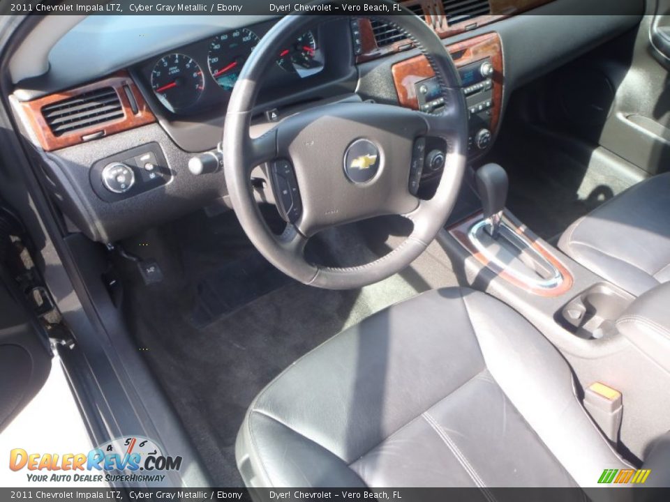 2011 Chevrolet Impala LTZ Cyber Gray Metallic / Ebony Photo #14