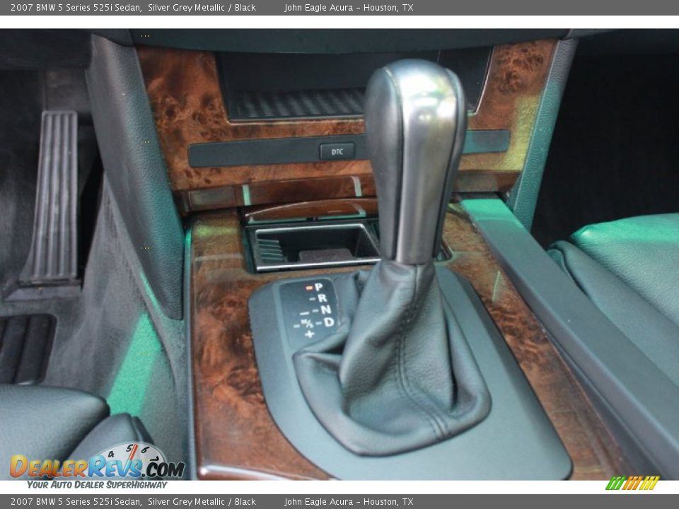 2007 BMW 5 Series 525i Sedan Silver Grey Metallic / Black Photo #26
