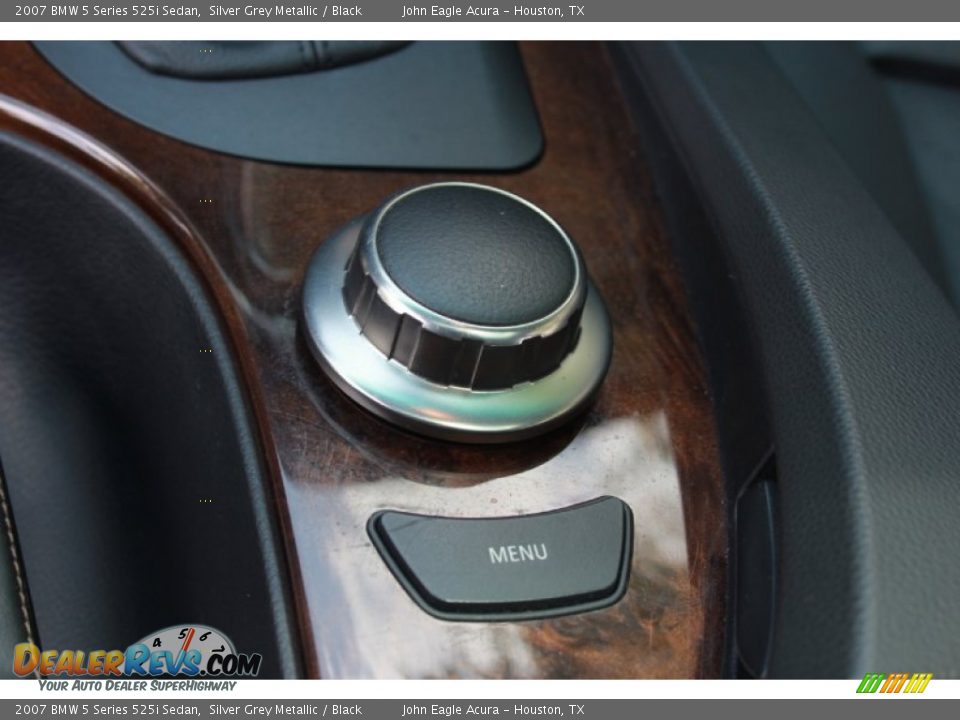 2007 BMW 5 Series 525i Sedan Silver Grey Metallic / Black Photo #27