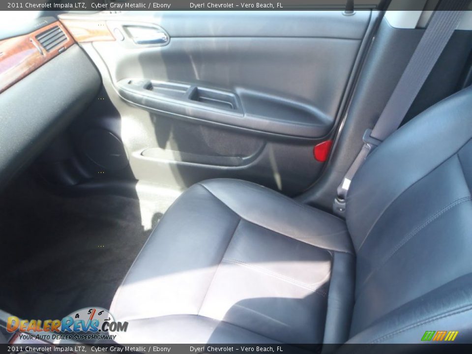 2011 Chevrolet Impala LTZ Cyber Gray Metallic / Ebony Photo #19