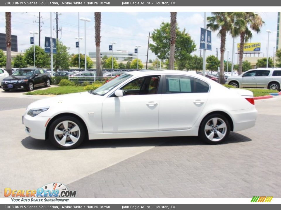 Alpine White 2008 BMW 5 Series 528i Sedan Photo #5