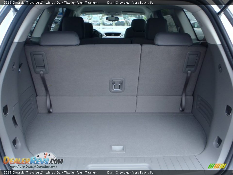2013 Chevrolet Traverse LS White / Dark Titanium/Light Titanium Photo #21