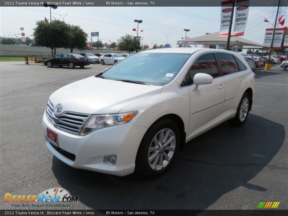 2011 Toyota Venza I4 Blizzard Pearl White / Ivory Photo #3