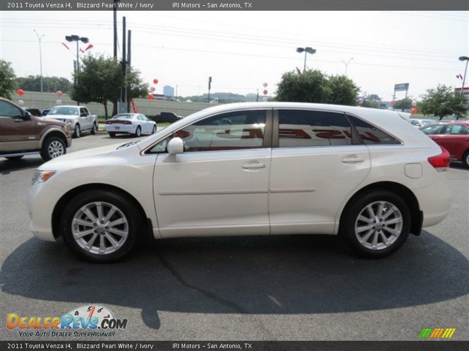 2011 Toyota Venza I4 Blizzard Pearl White / Ivory Photo #4