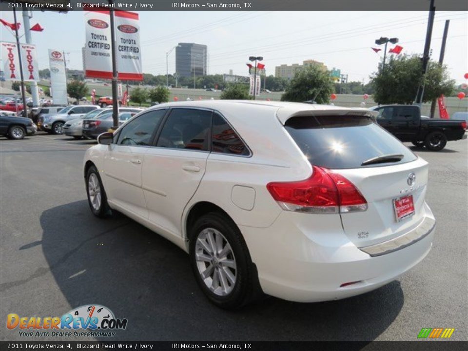 2011 Toyota Venza I4 Blizzard Pearl White / Ivory Photo #5