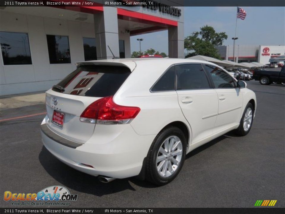 2011 Toyota Venza I4 Blizzard Pearl White / Ivory Photo #7