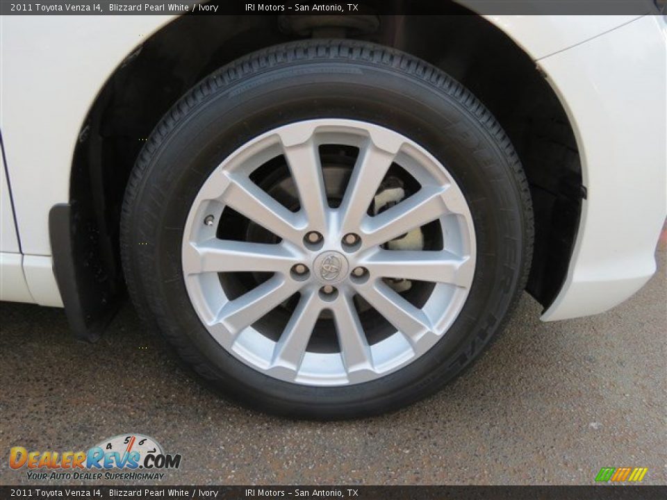 2011 Toyota Venza I4 Blizzard Pearl White / Ivory Photo #9