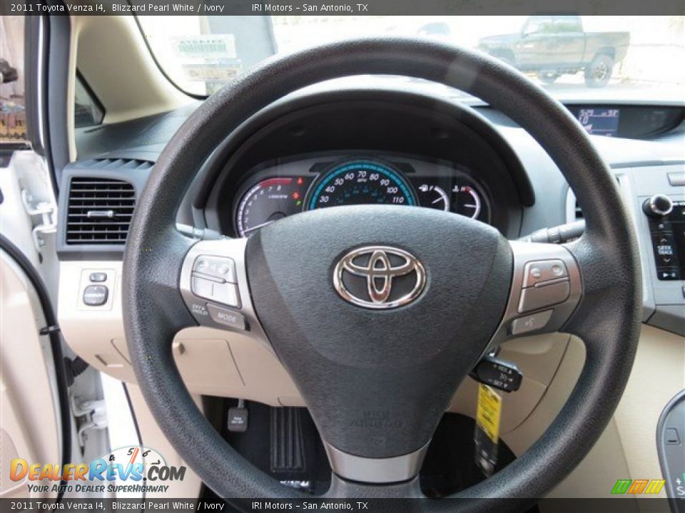 2011 Toyota Venza I4 Blizzard Pearl White / Ivory Photo #17
