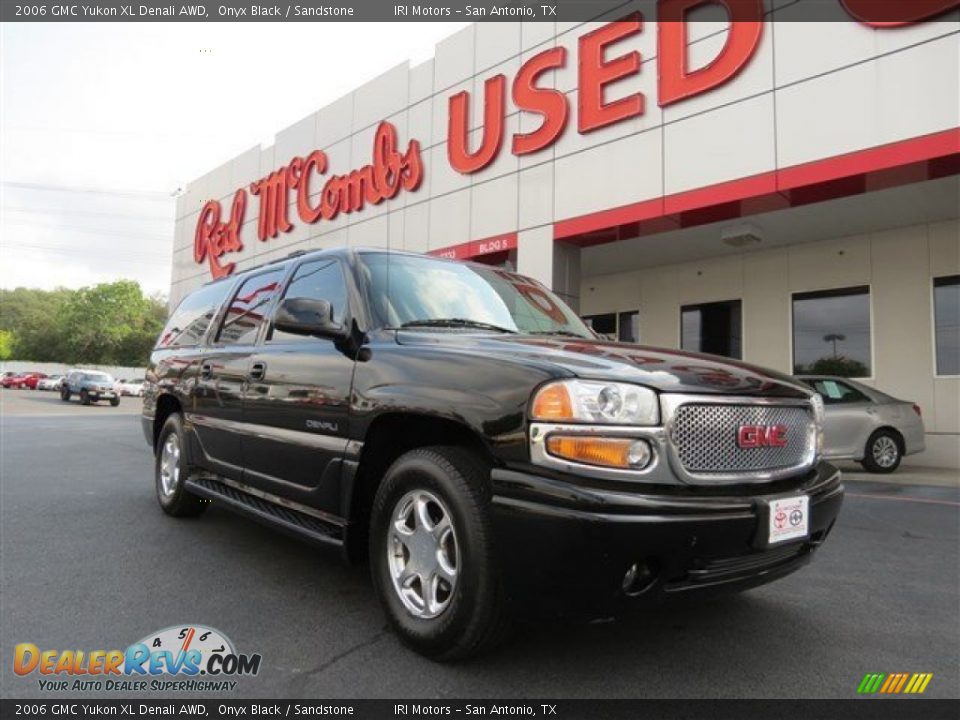 2006 GMC Yukon XL Denali AWD Onyx Black / Sandstone Photo #1