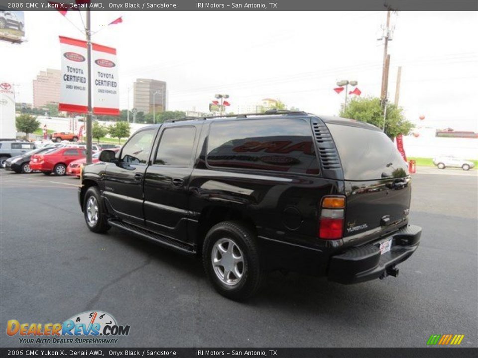2006 GMC Yukon XL Denali AWD Onyx Black / Sandstone Photo #5