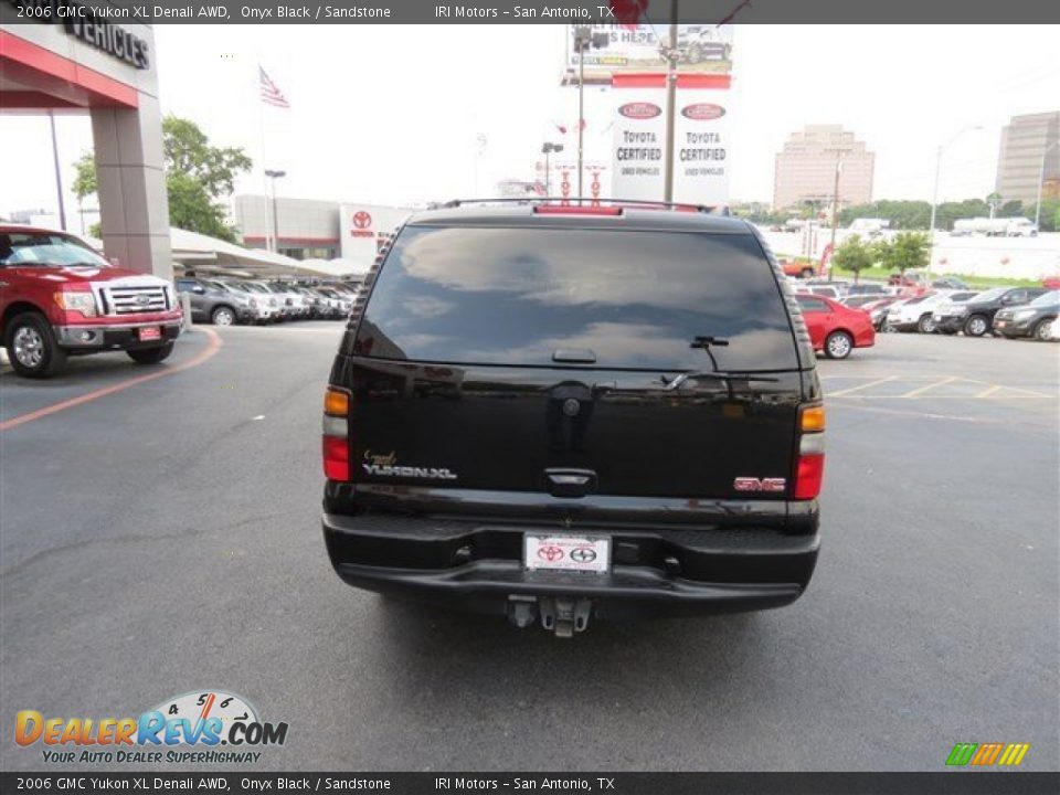 2006 GMC Yukon XL Denali AWD Onyx Black / Sandstone Photo #6