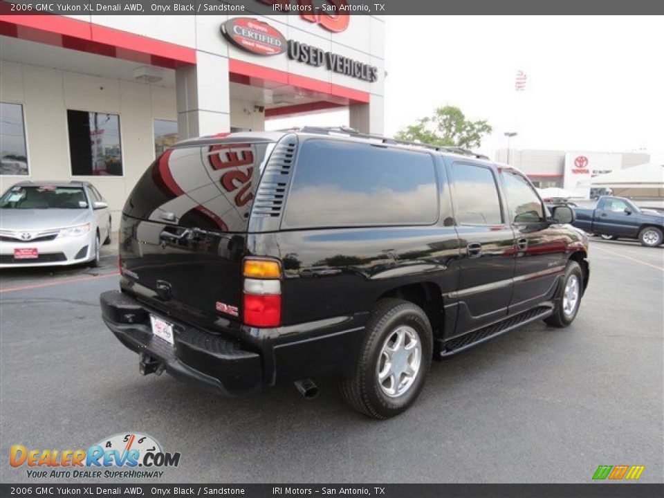2006 GMC Yukon XL Denali AWD Onyx Black / Sandstone Photo #7