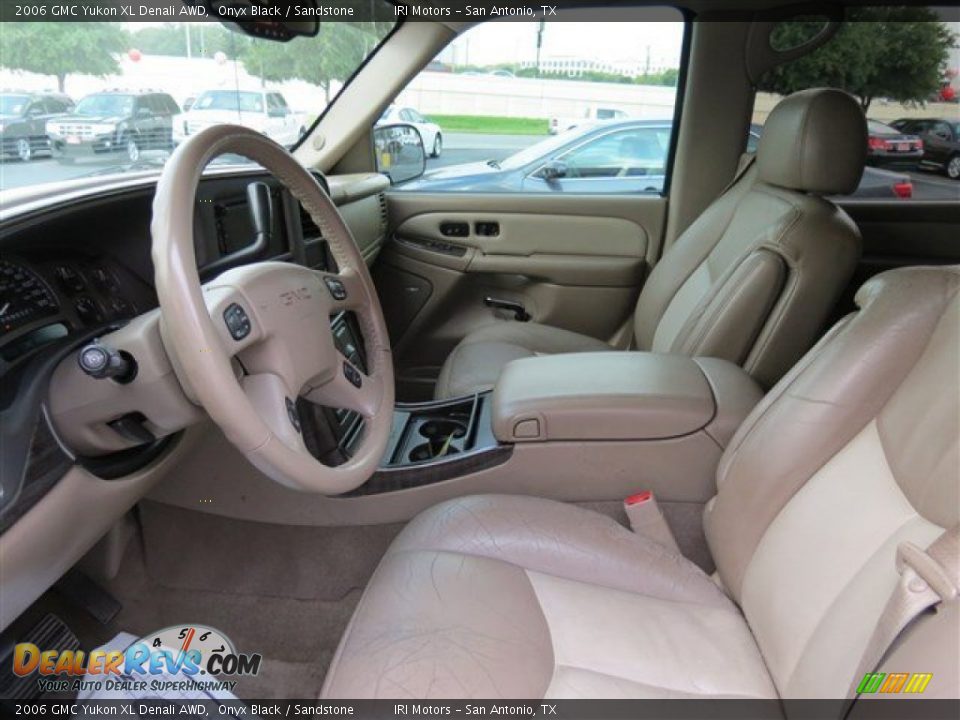 2006 GMC Yukon XL Denali AWD Onyx Black / Sandstone Photo #11
