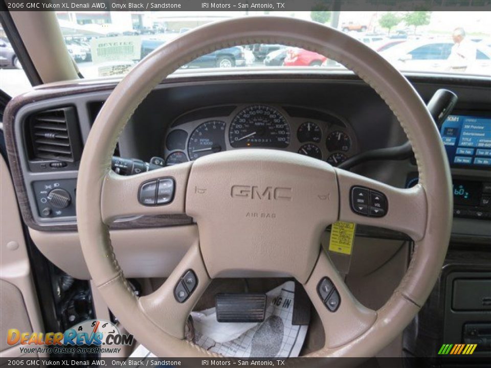 2006 GMC Yukon XL Denali AWD Onyx Black / Sandstone Photo #19