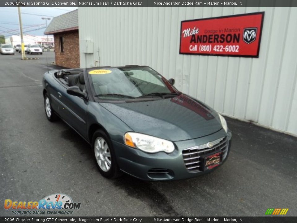 2006 Chrysler Sebring GTC Convertible Magnesium Pearl / Dark Slate Gray Photo #1