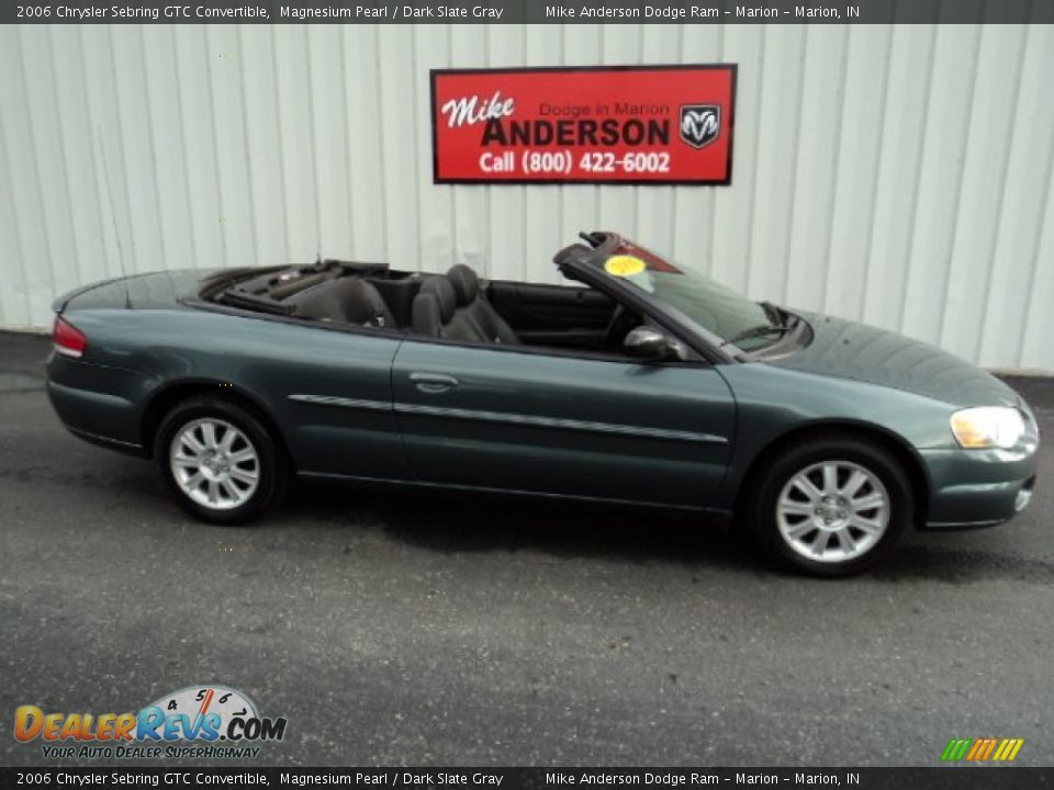 2006 Chrysler Sebring GTC Convertible Magnesium Pearl / Dark Slate Gray Photo #2