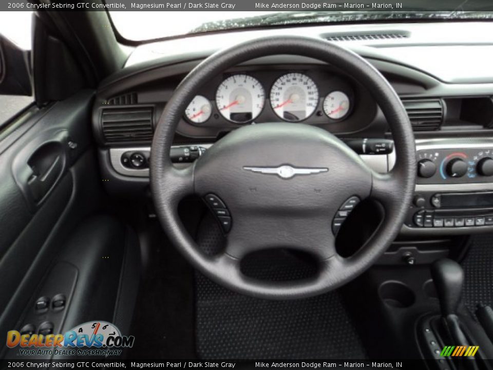 2006 Chrysler Sebring GTC Convertible Steering Wheel Photo #6