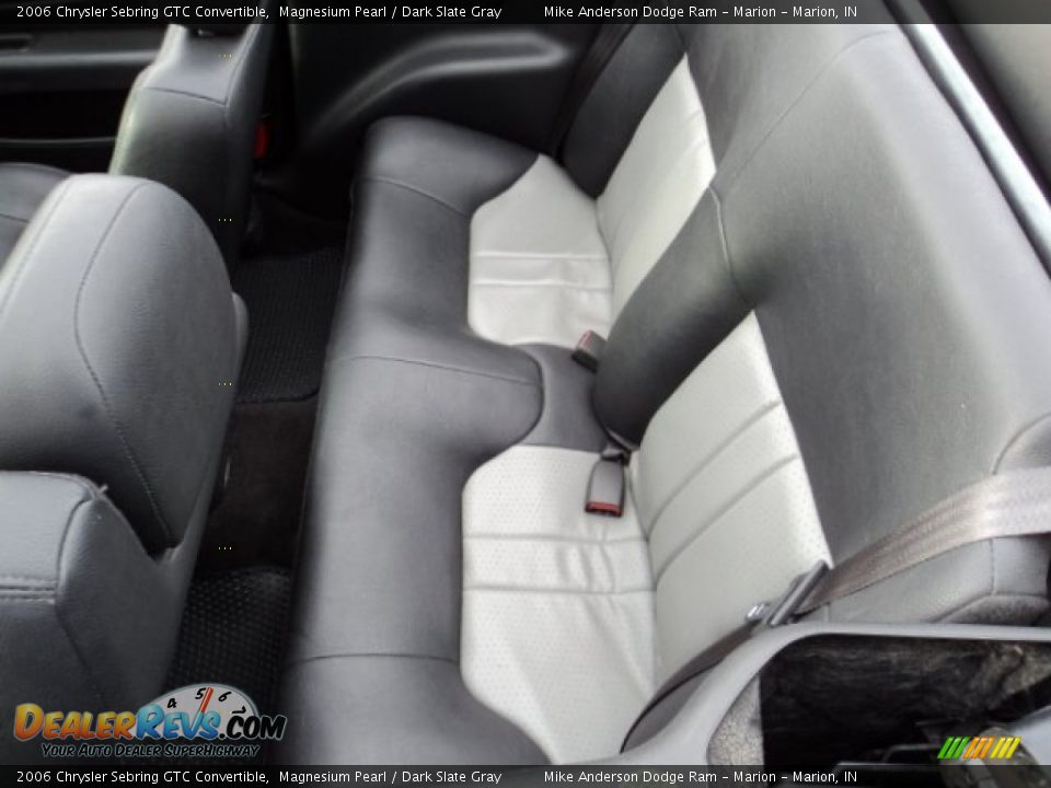 Rear Seat of 2006 Chrysler Sebring GTC Convertible Photo #7