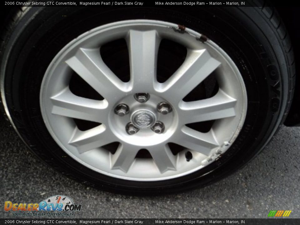 2006 Chrysler Sebring GTC Convertible Wheel Photo #9