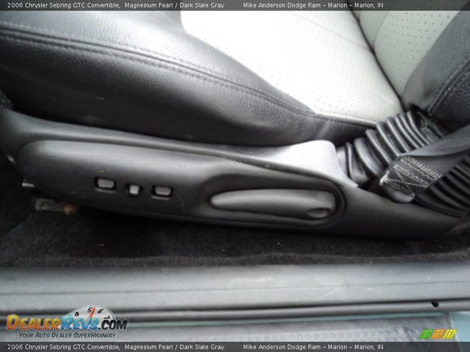 2006 Chrysler Sebring GTC Convertible Magnesium Pearl / Dark Slate Gray Photo #12